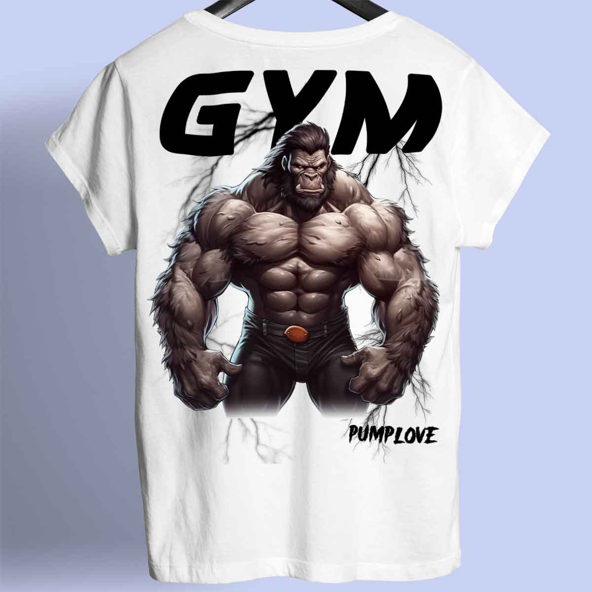 Gym Gorilla – prvotřídní unisexová košile s potiskem