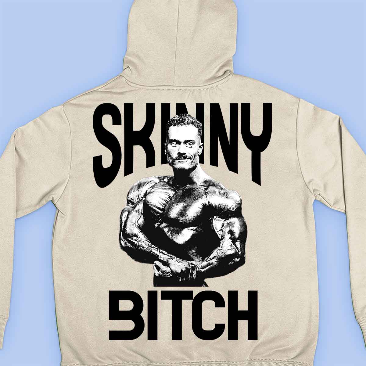 Skinny Bitch - Prémiová mikina Unisex Backprint