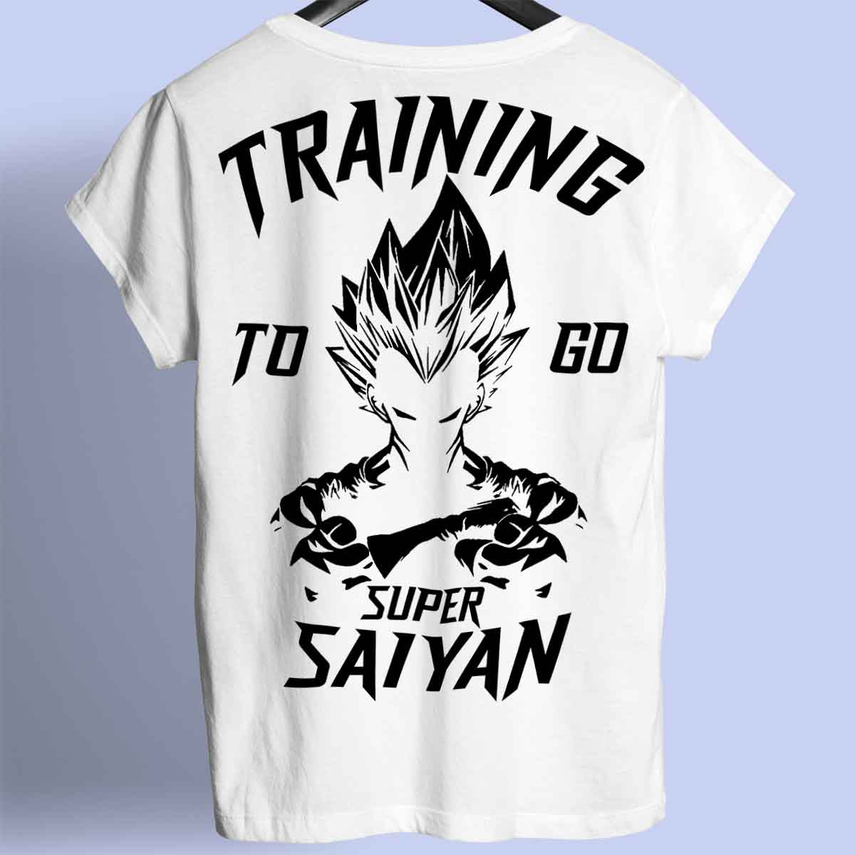 Super Saiyan - Premium T-paita Unisex Taustaprintti