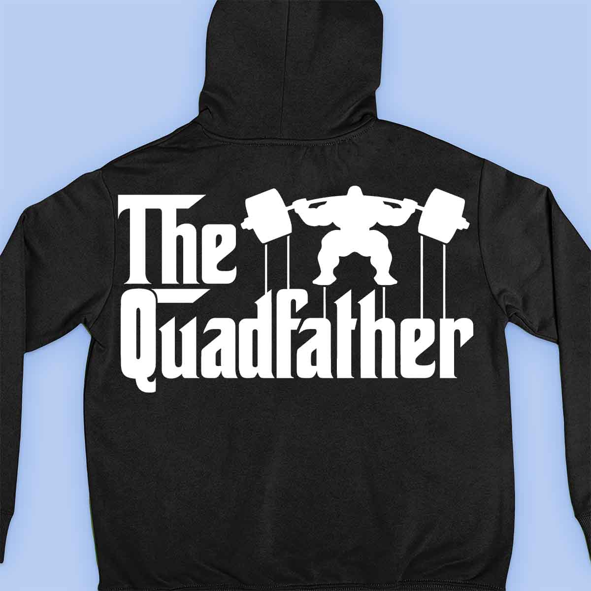 The Quadfather - Premium-huppari unisex-taustaprintti