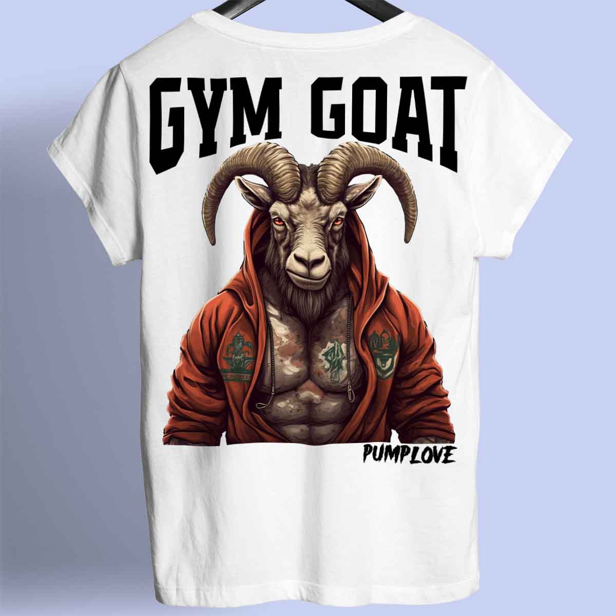 Gym Goat - Camiseta Premium Unisex Backprint