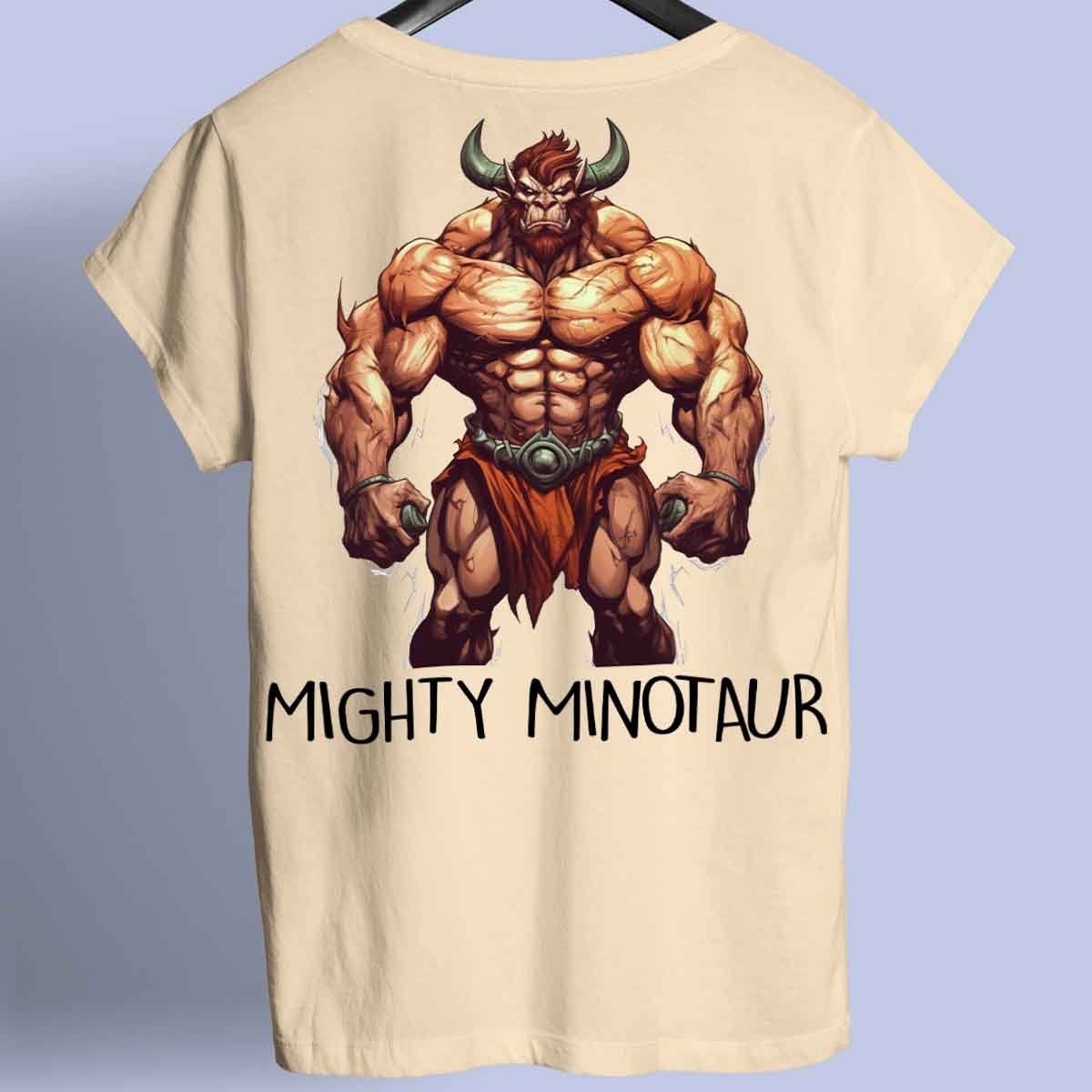 Mighty Minotaur - Camisa Premium Unisex Backprint