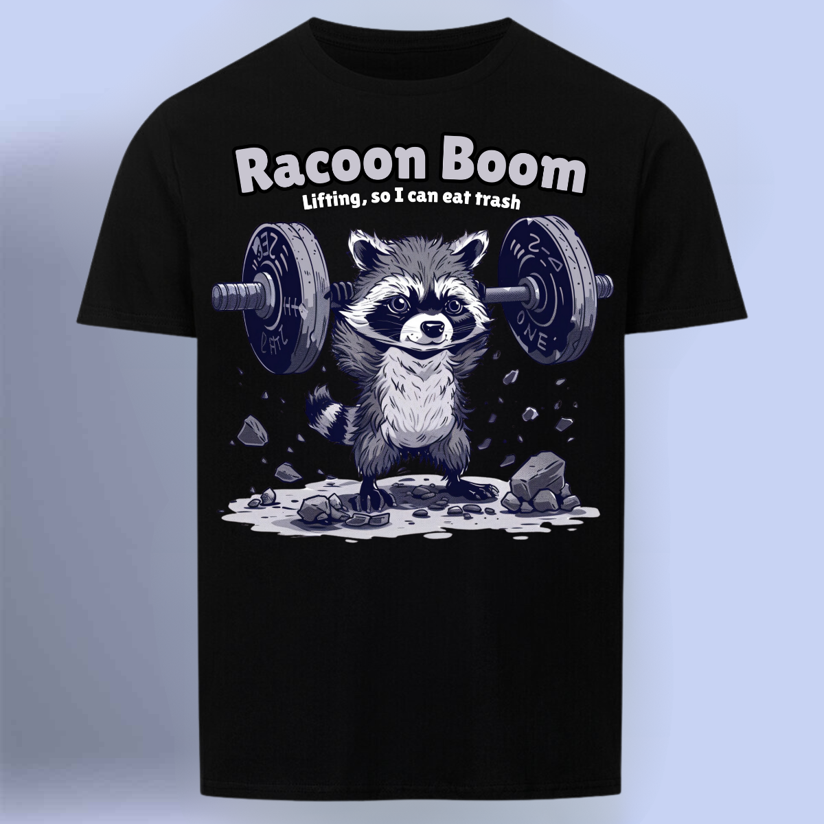 Racoon - Premium shirt, unisex-rugafdruk