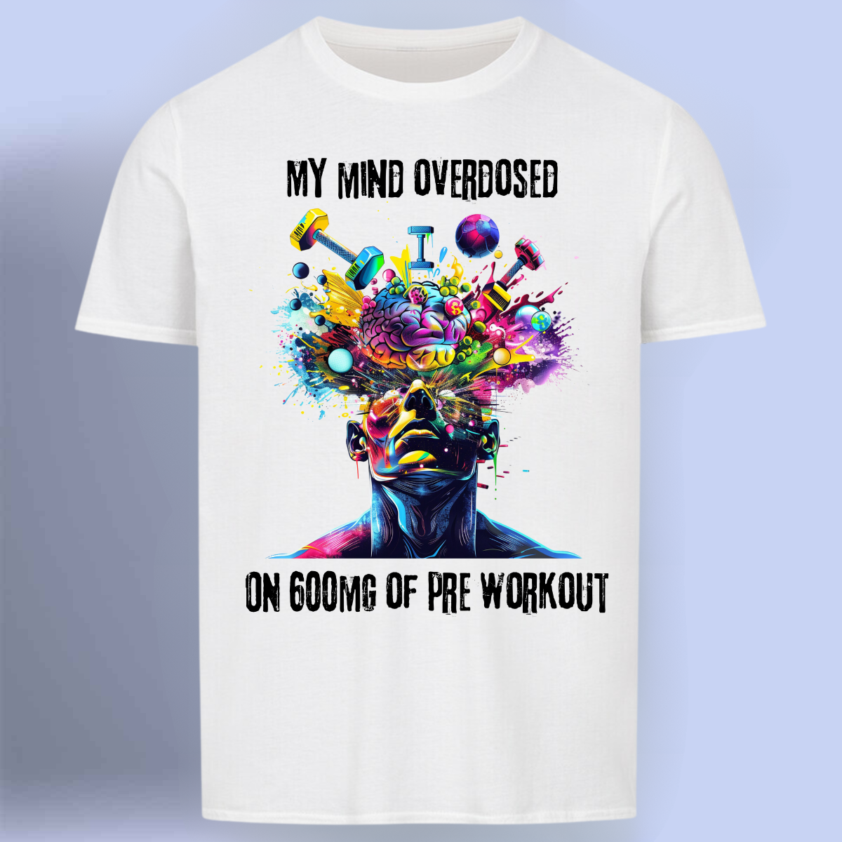 Overdosis - Premium shirt Unisex print op de voorkant