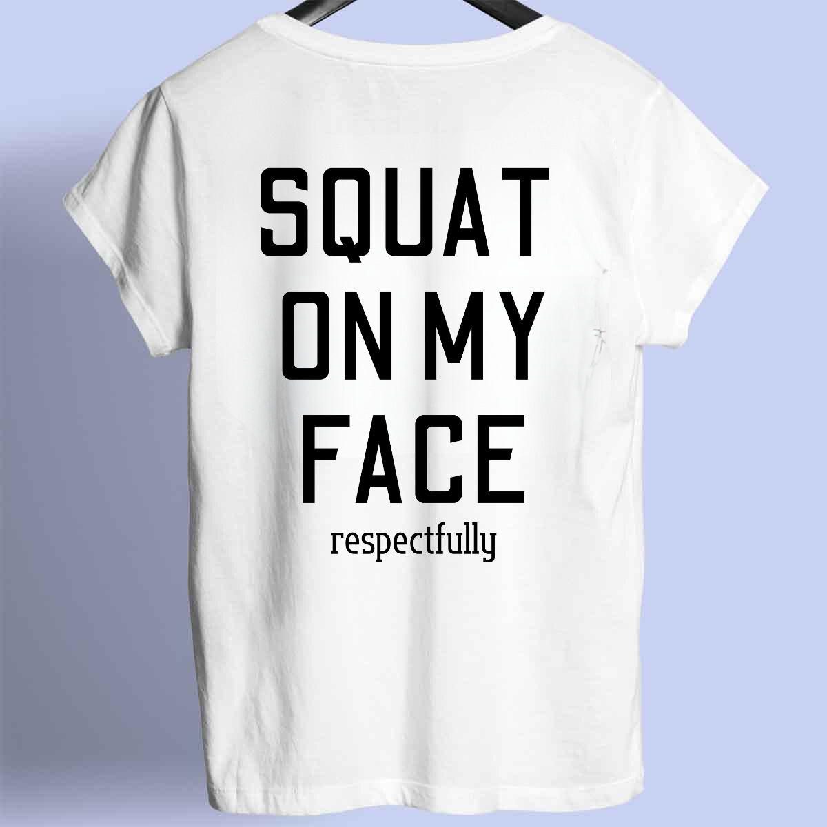 SQUAT - Maglietta premium unisex con stampa frontale