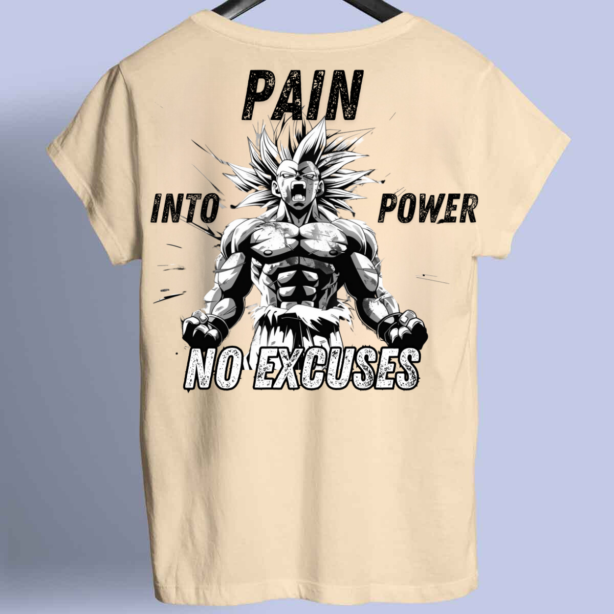 Pain Into Power - Maglietta Premium con stampa unisex