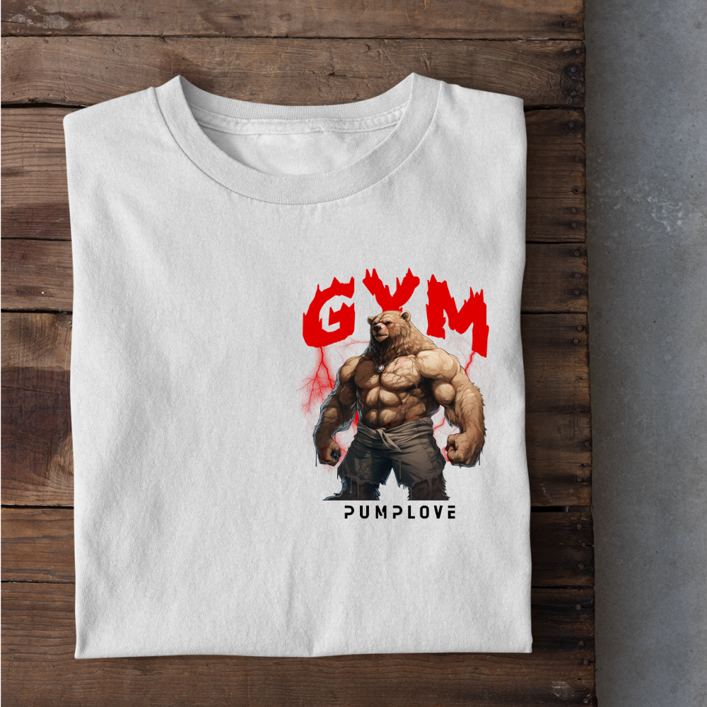 Gym Bear - Camiseta Premium Unisex