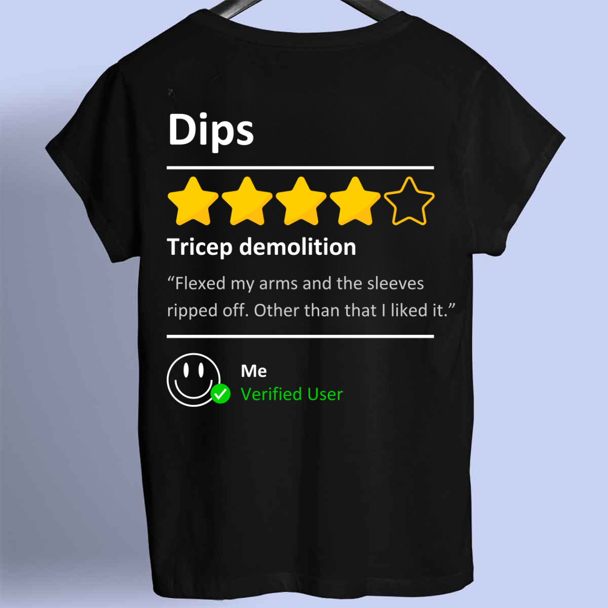 Revisión de Dips - Camiseta premium con estampado frontal unisex