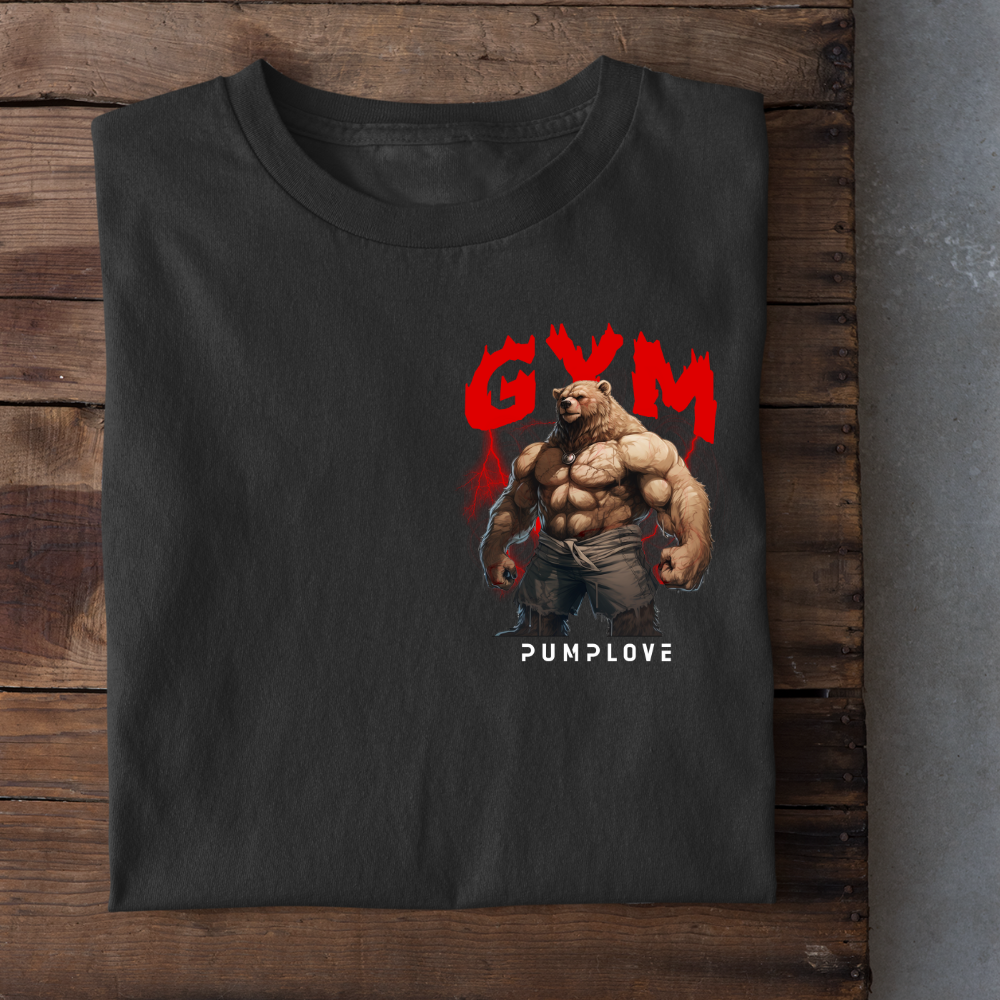 Gym Bear - Camiseta Premium Unisex