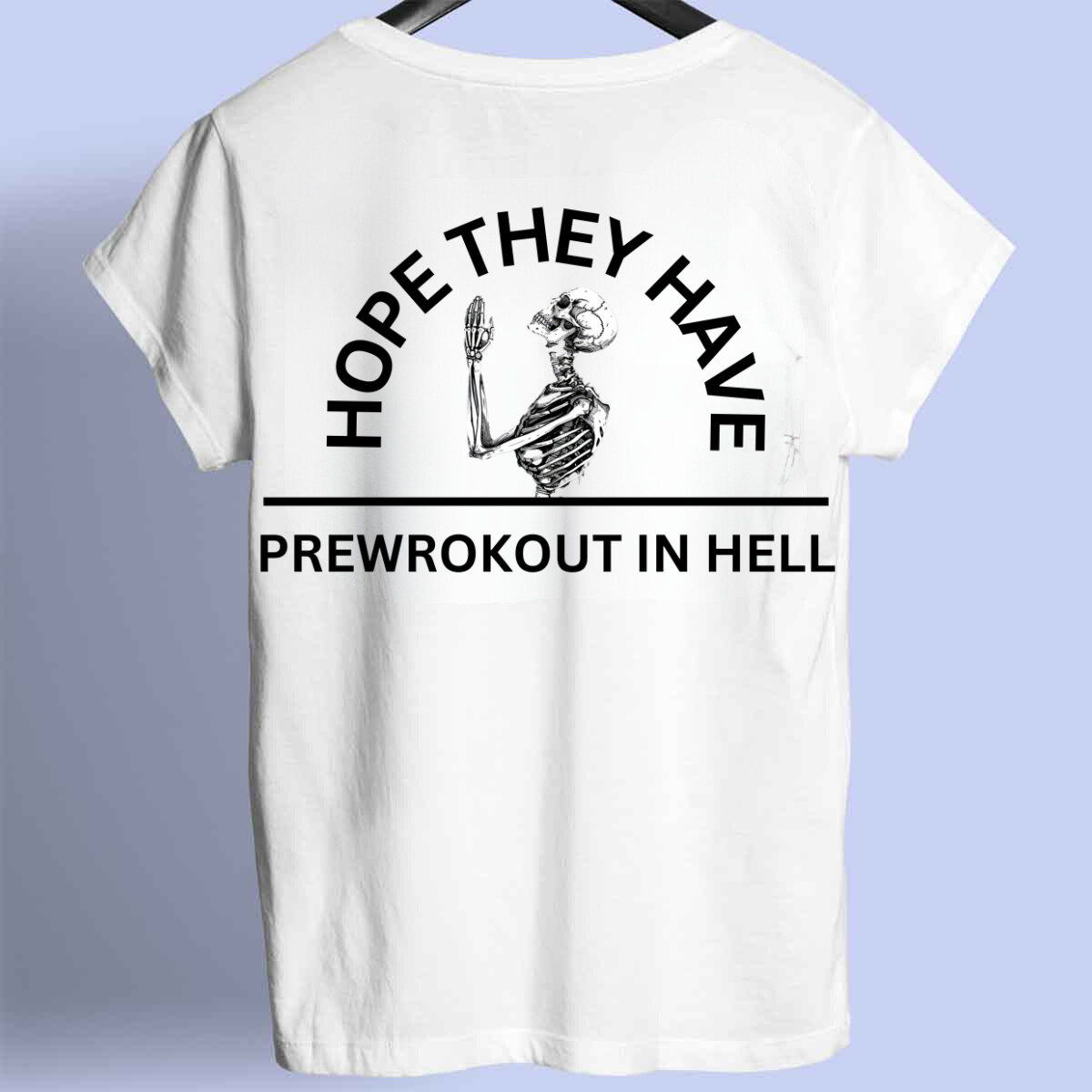 Hell - Premium shirt, unisex-rugafdruk