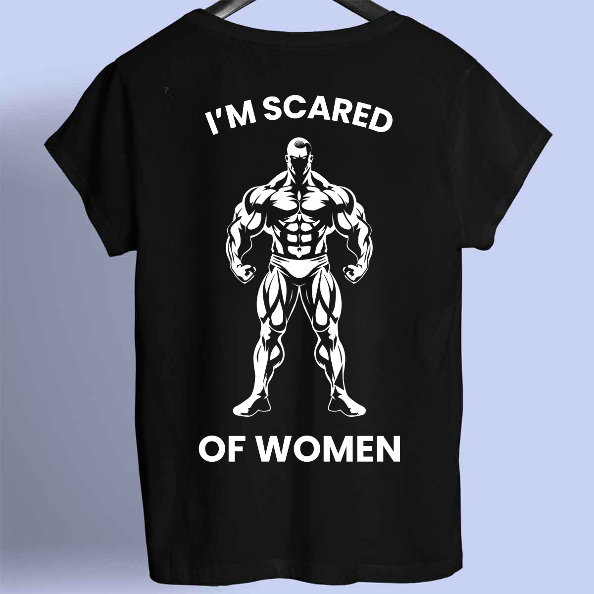 Scared - Premium Shirt Unisex front print