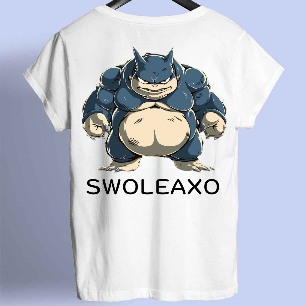 Swoleaxo 1 - Maglietta Premium unisex con stampa sul retro