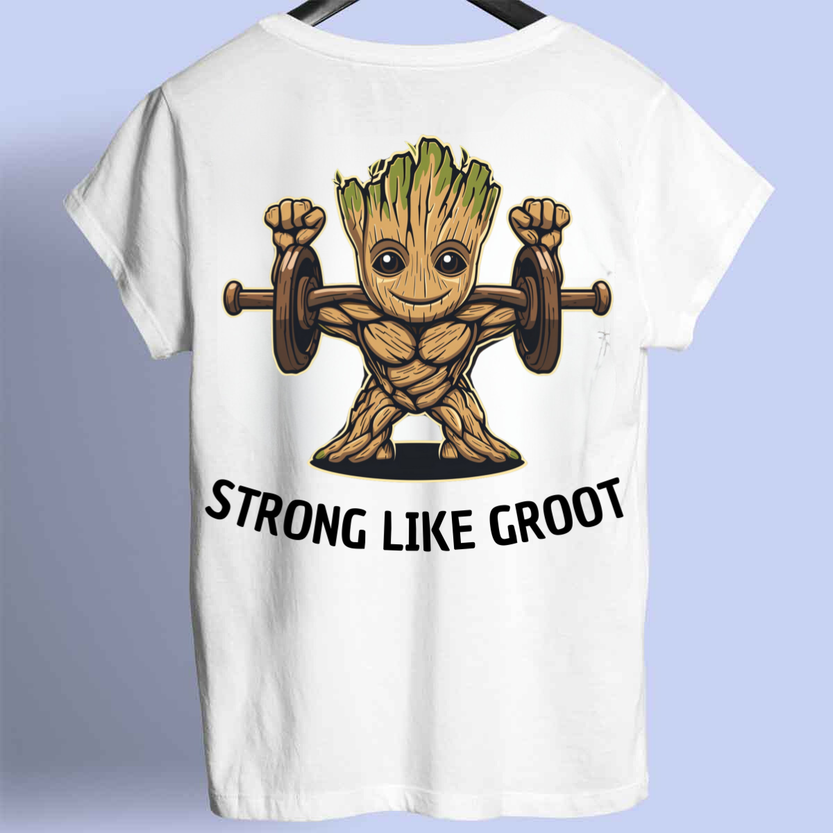 Groot - Maglietta Premium unisex con stampa frontale