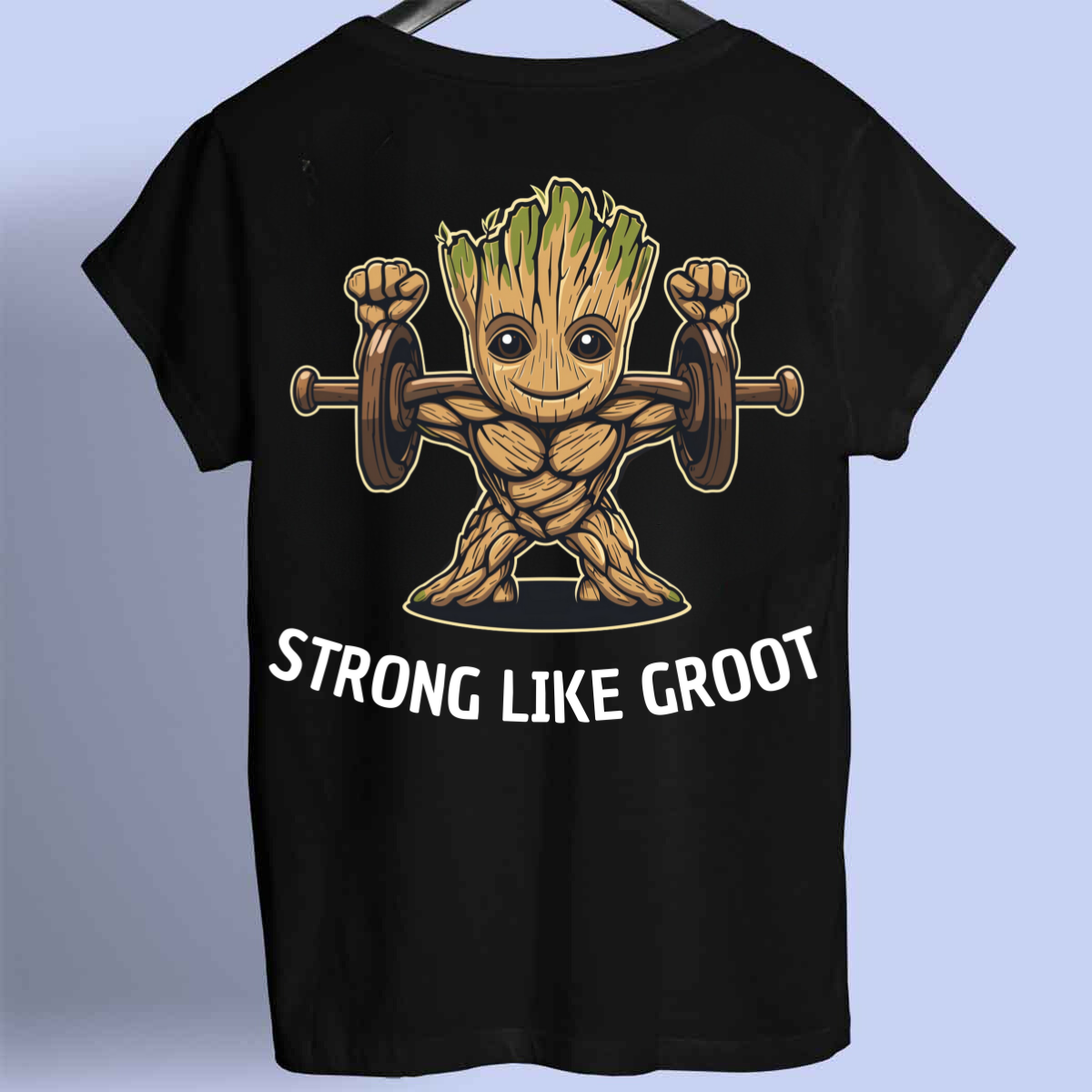 Groot - Maglietta Premium unisex con stampa frontale