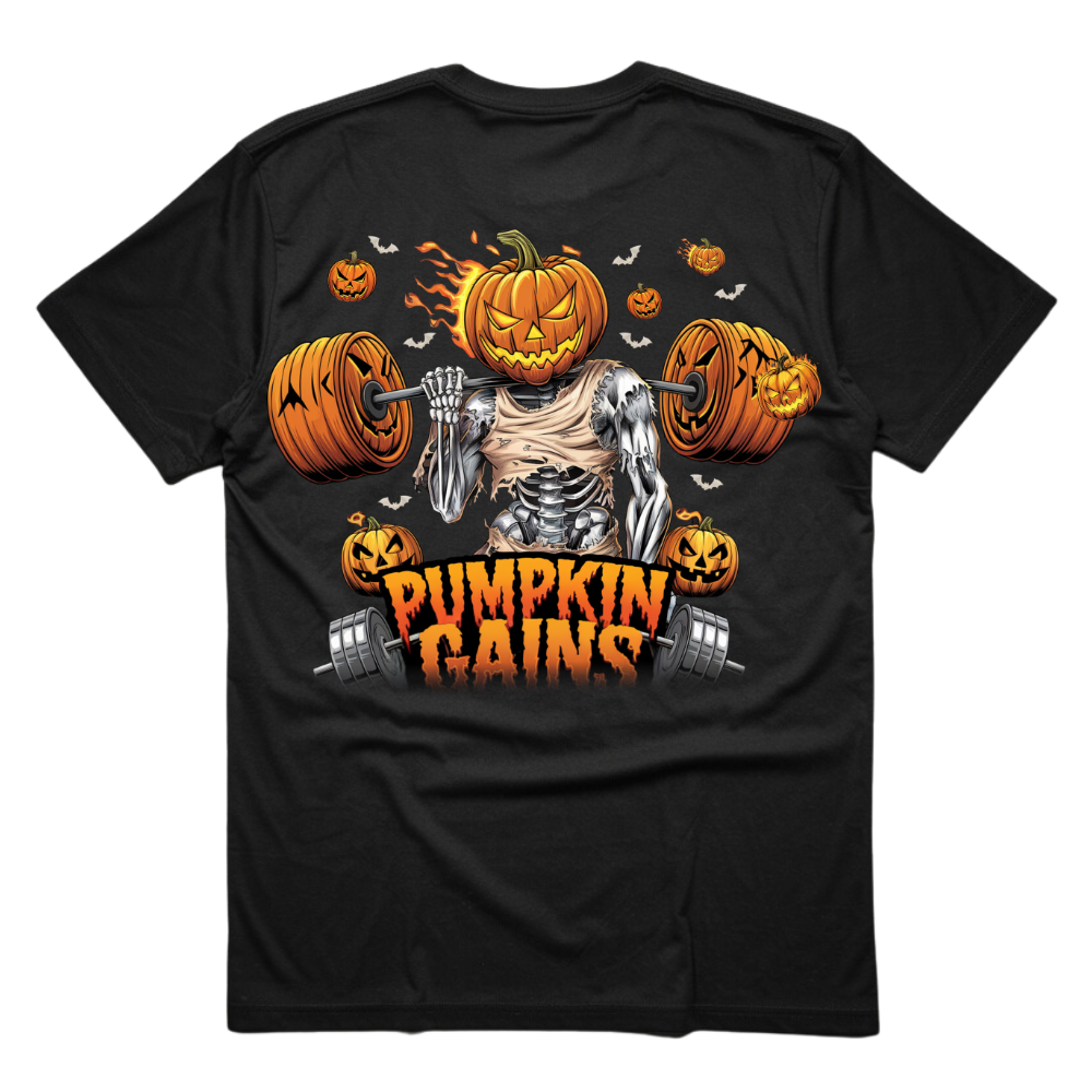 Pumpkin Gains - Premium Shirt Unisex Frontprint