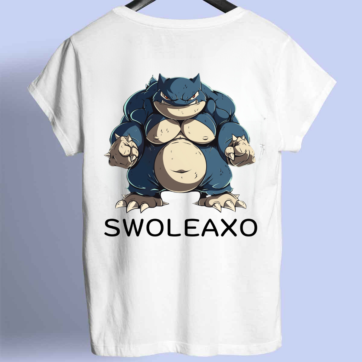 Swoleaxo 2 - Maglietta Premium unisex con stampa sul retro