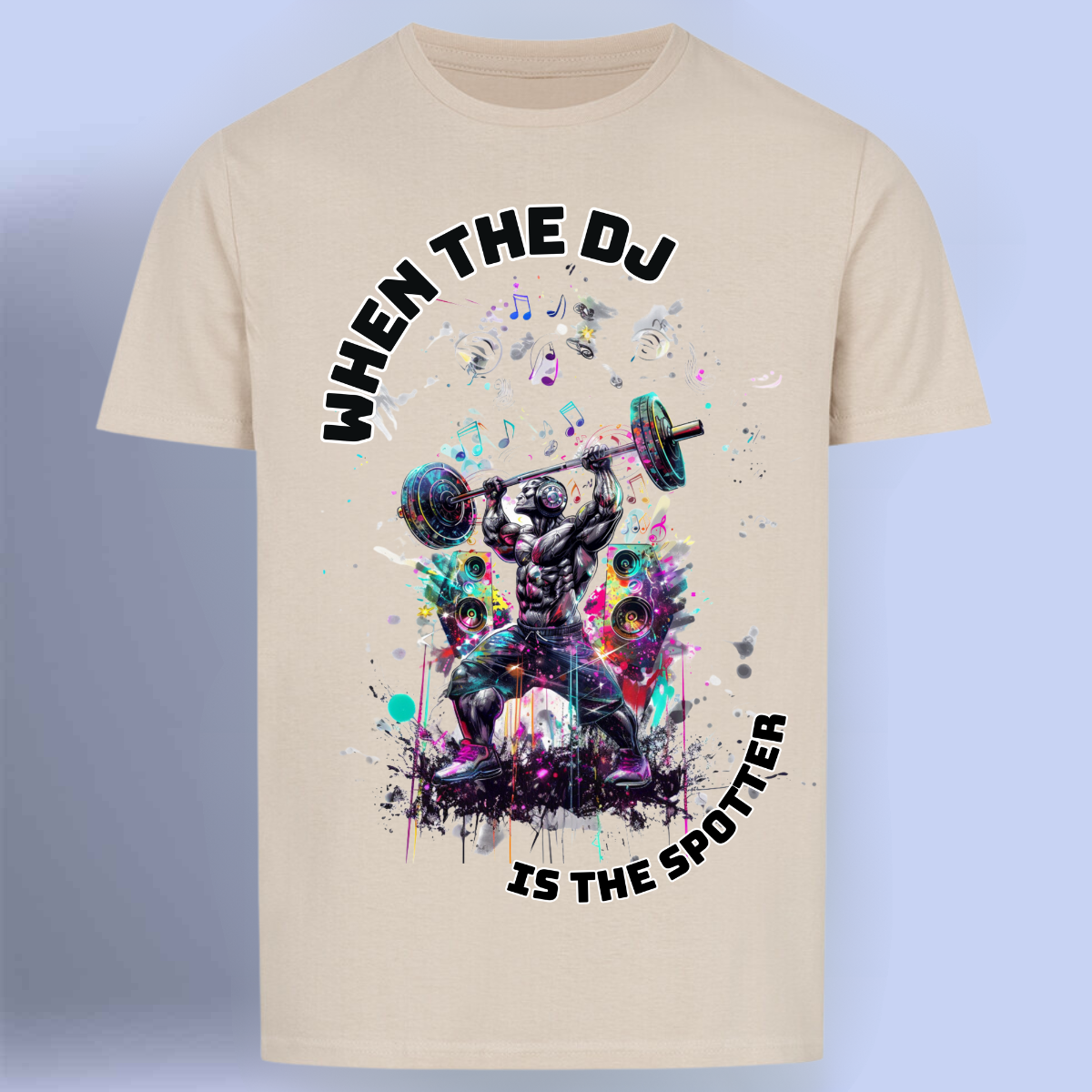 DJ - Premium shirt Unisex print op de voorkant