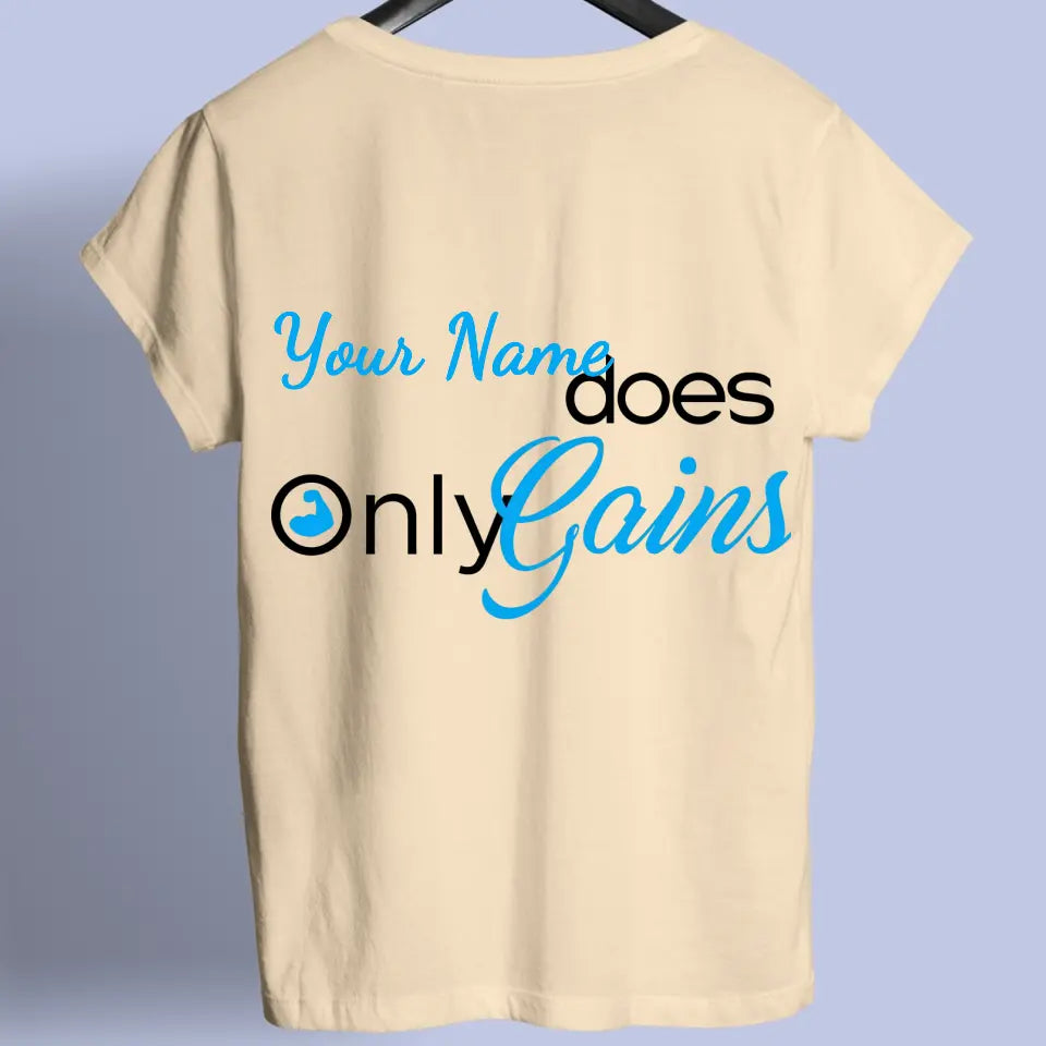 Only Gains - Camisa personalizável