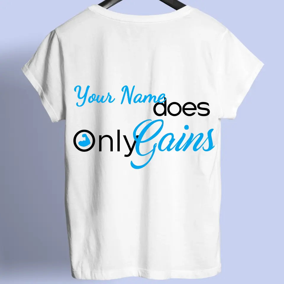 Only Gains - Camisa personalizable