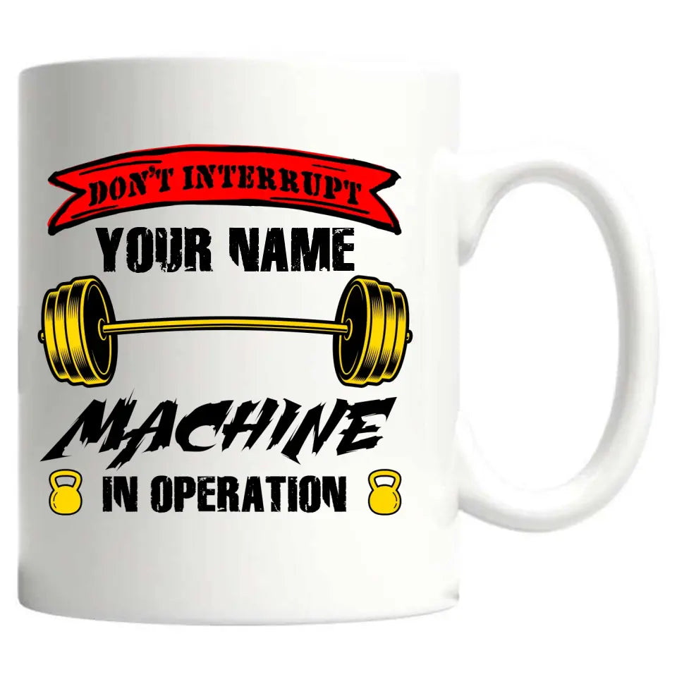 Dont Interrupt - Personalizable Mug