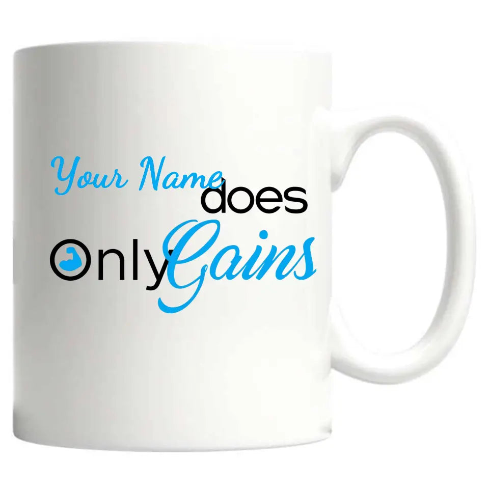 Only Gains - Tazza personalizzabile