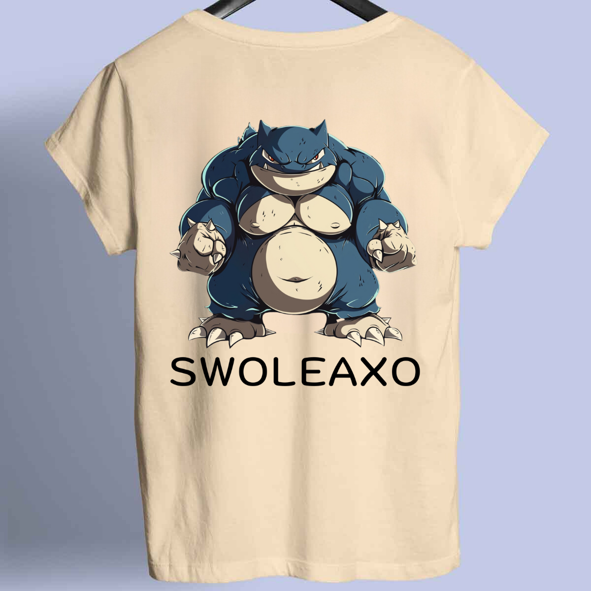 Swoleaxo 2 - Maglietta Premium unisex con stampa sul retro