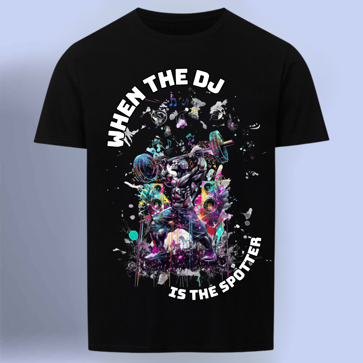 DJ - Premium shirt Unisex print op de voorkant