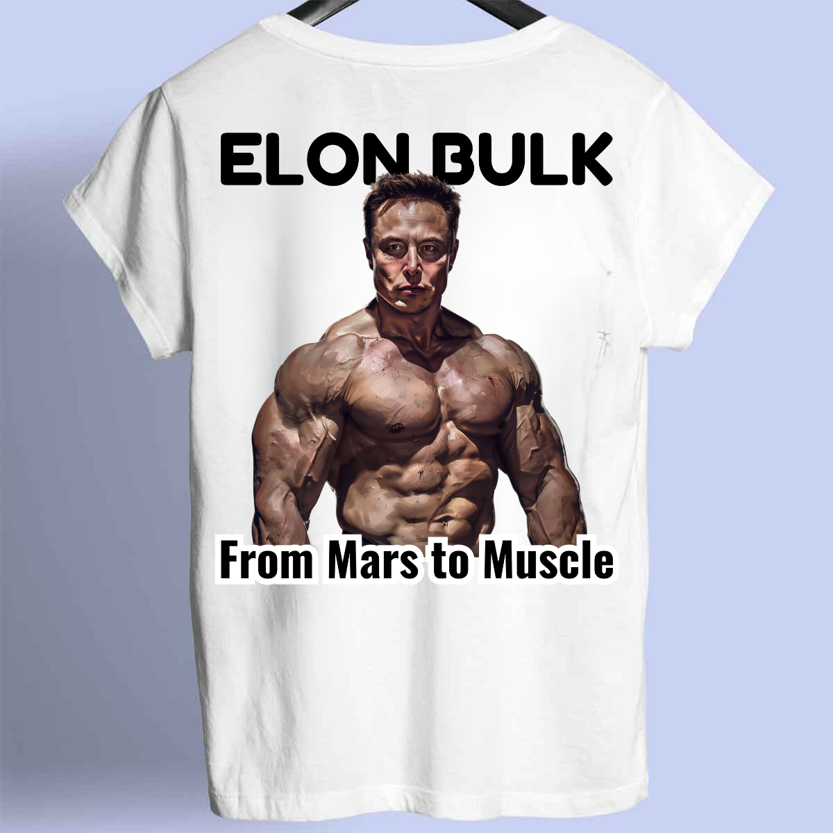 Elon Bulk - Premium shirt, unisex-rugafdruk