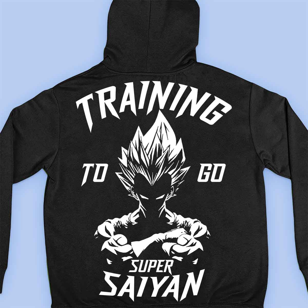 Saiyan - Premium hoodie, unisex-rugafdruk