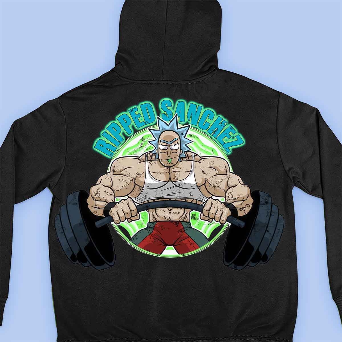 Ripped Sanchez - Premium hoodie, unisex-rugafdruk