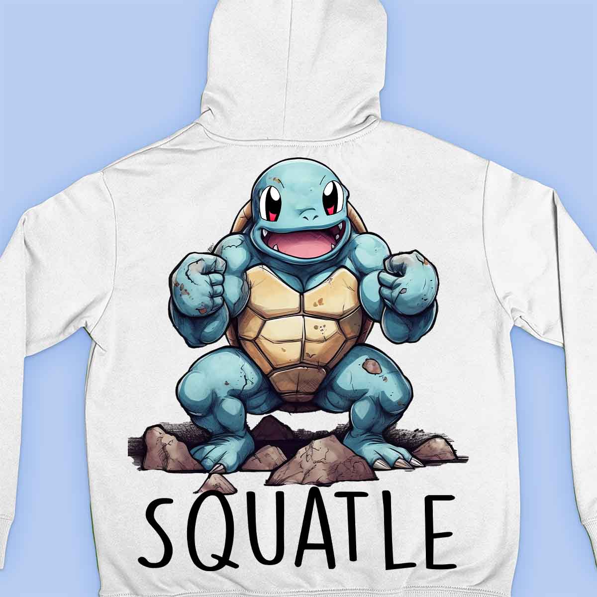 Squatle - Premium Hoodie Unisex Baktryck