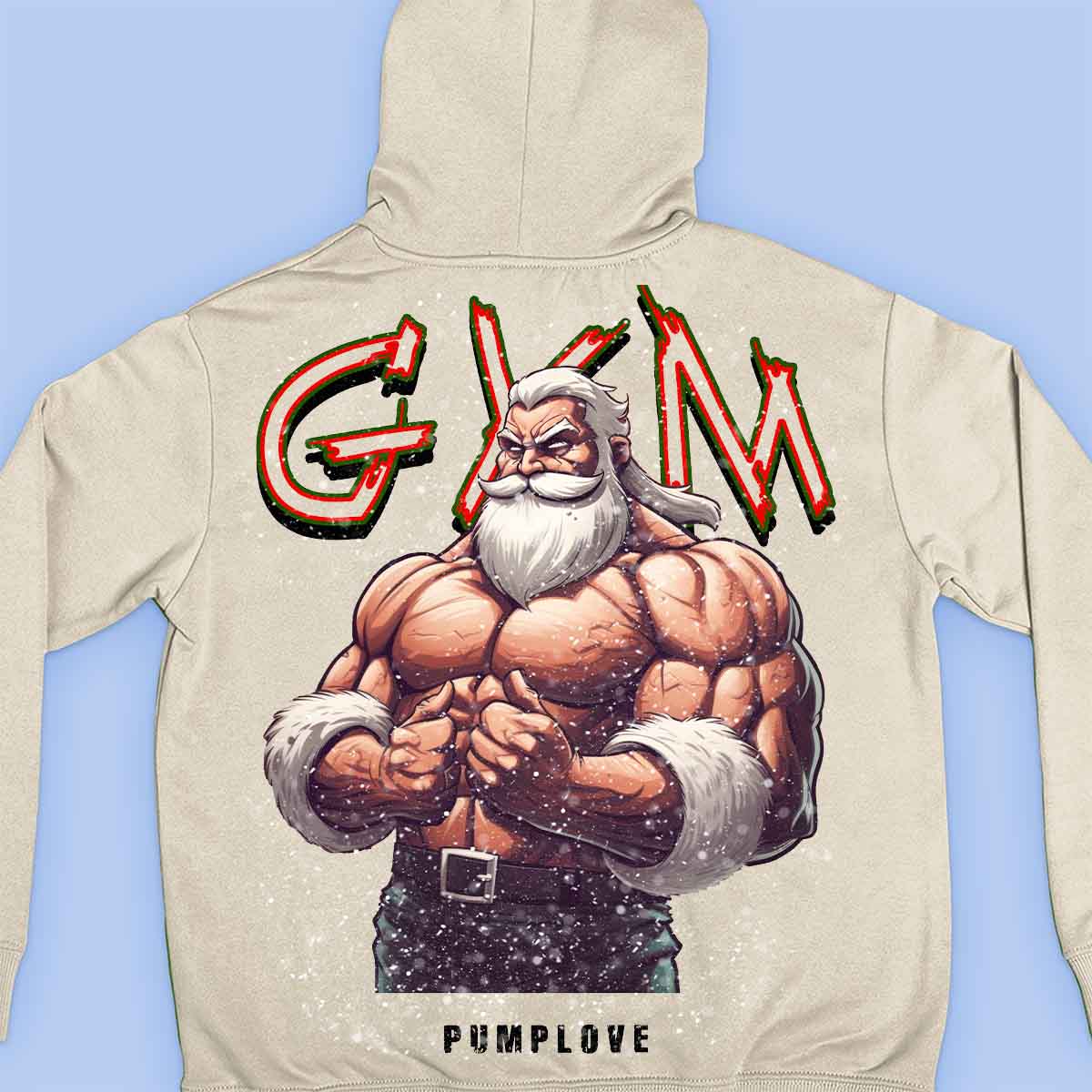 Gym Santa - Moletom Premium Unissex Backprint