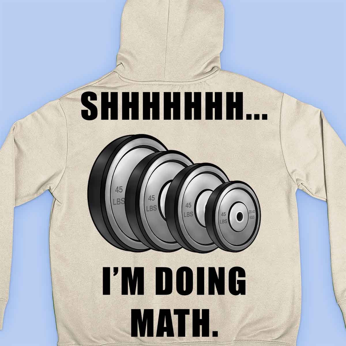 Math - Premium Hoodie Unisex Baktryck