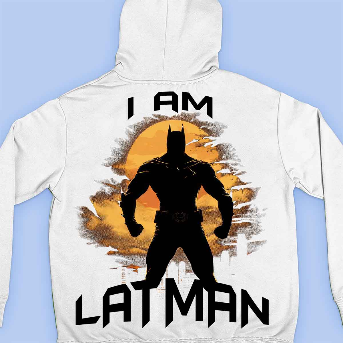 Latman - Premium Hoodie Unisex Backprint