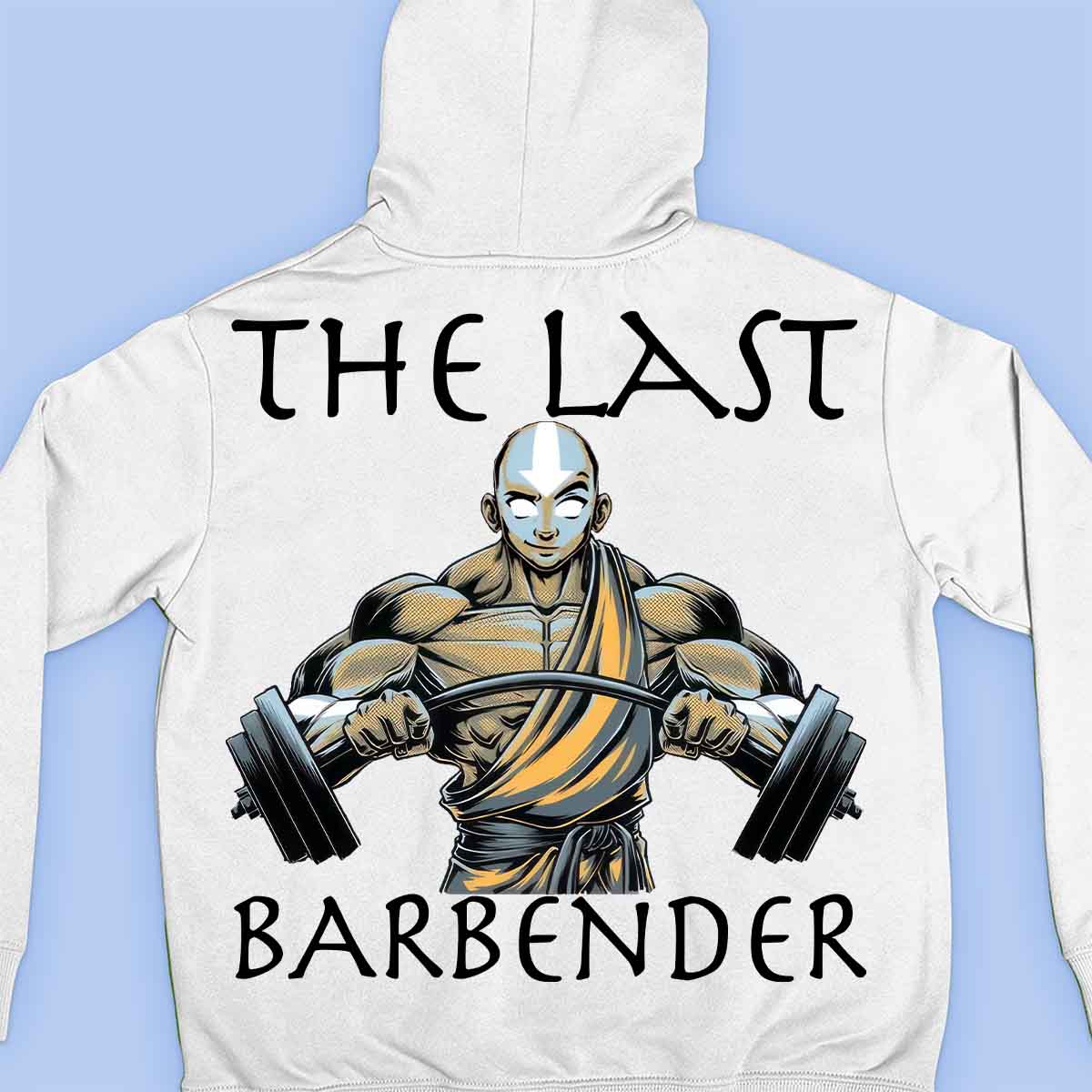 Barbender - Sudadera con capucha premium unisex con estampado en la espalda