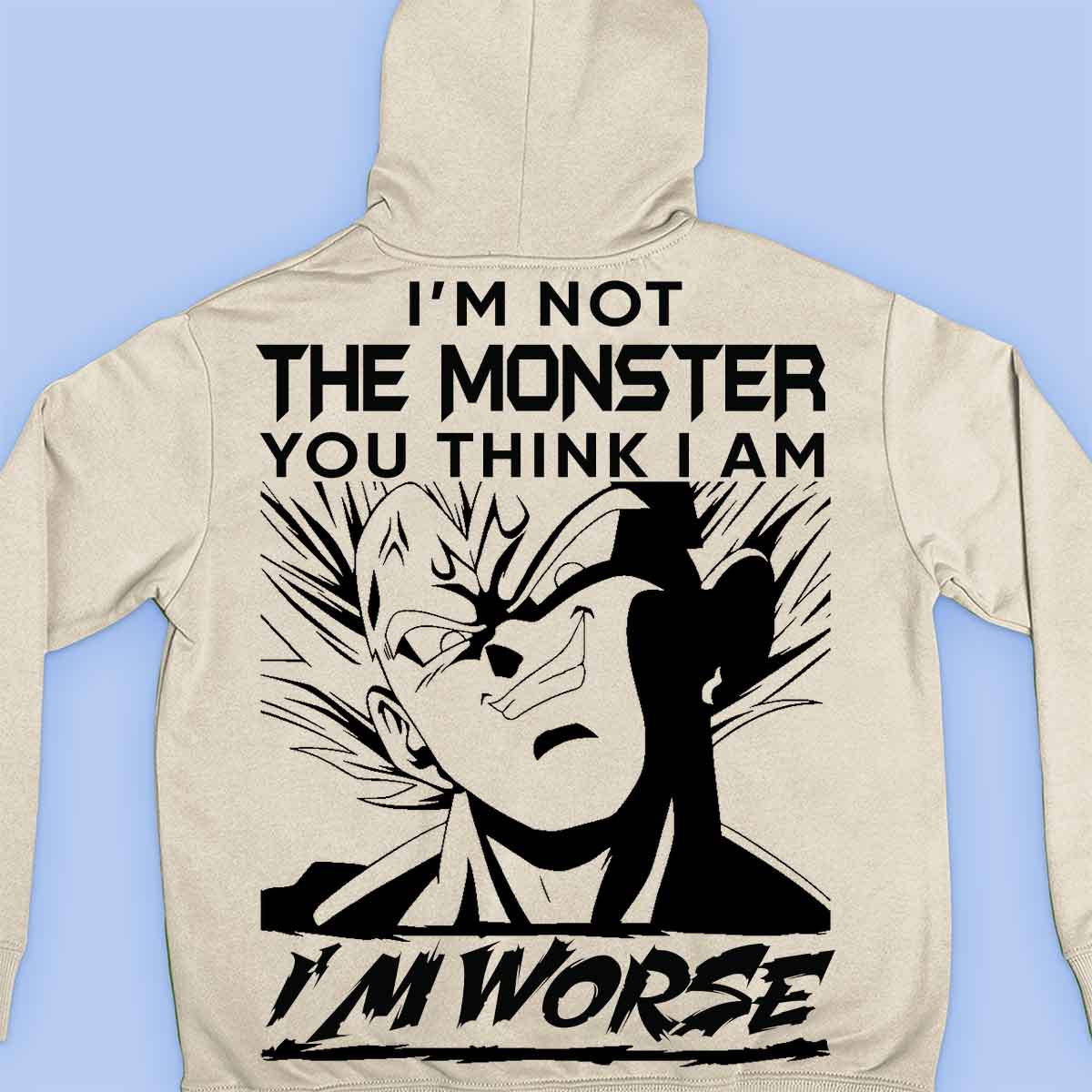 Monster - Premium Hoodie Unisex Baktryck