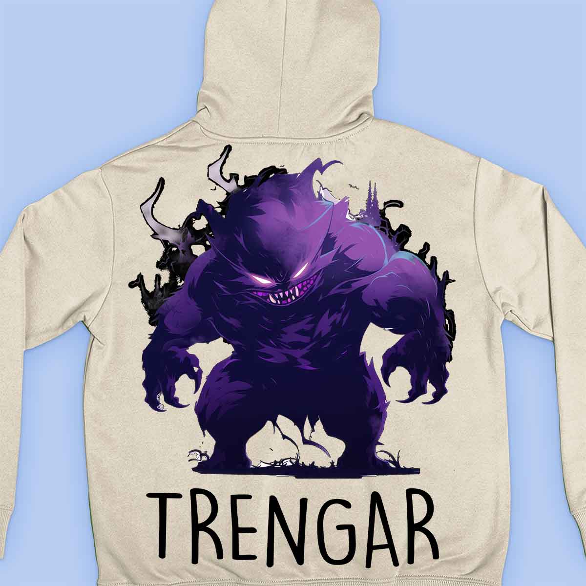 Trengar - Premium Hoodie Unisex Baktryck