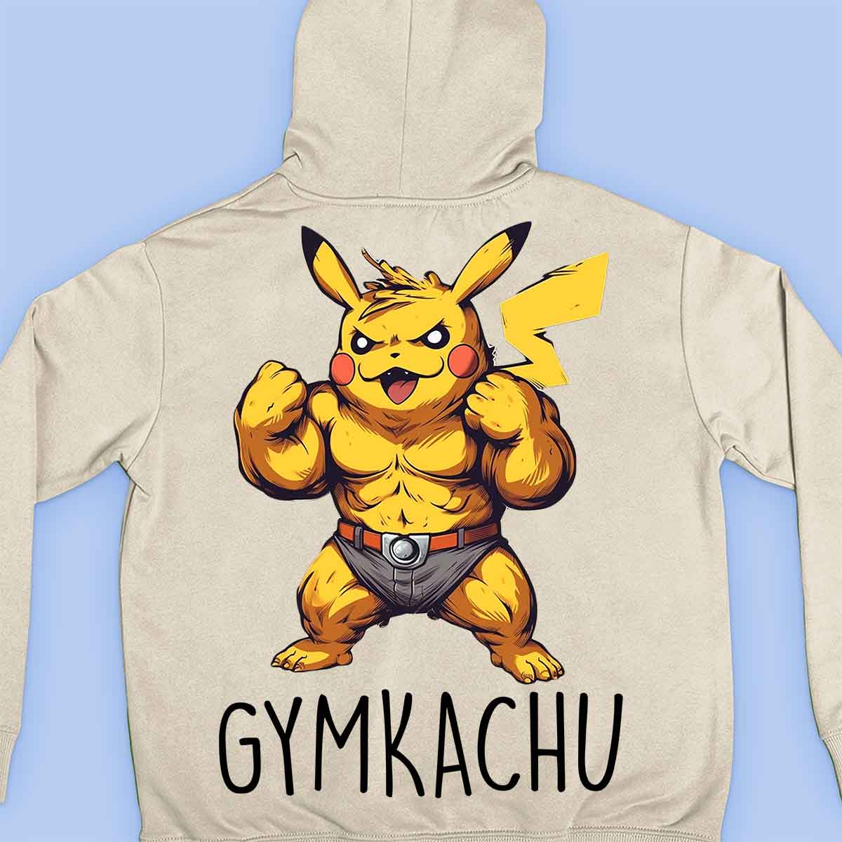 Gymkachu - Sweat à capuche Premium Unisexe Backprint