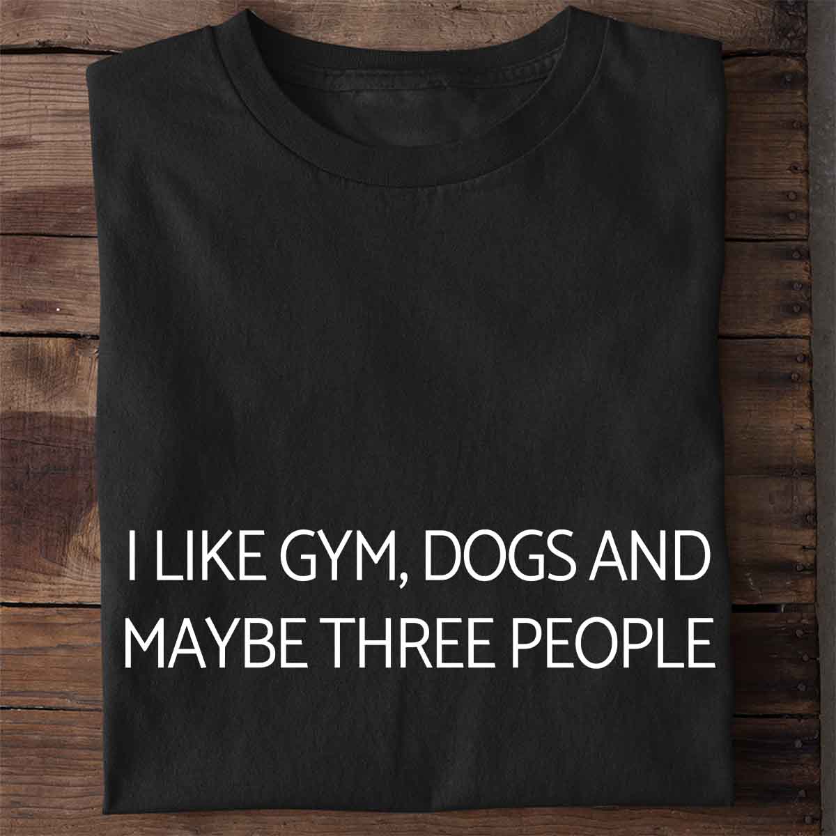 Gym en honden - Premium shirt unisex