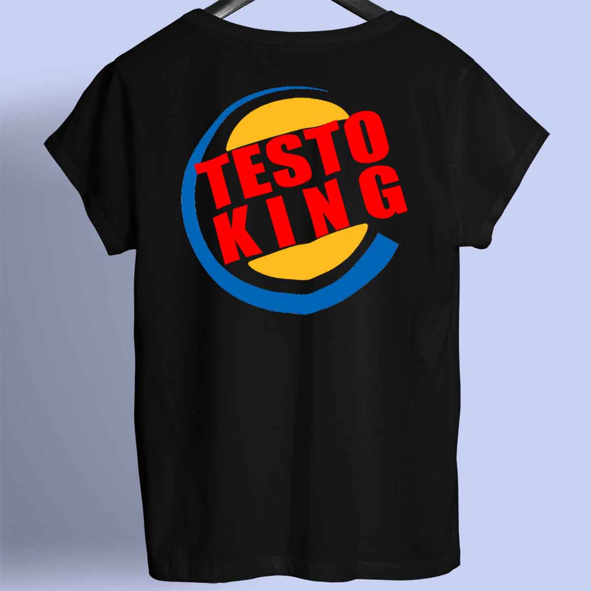 Testo King - prémiová košile Unisex Backprint