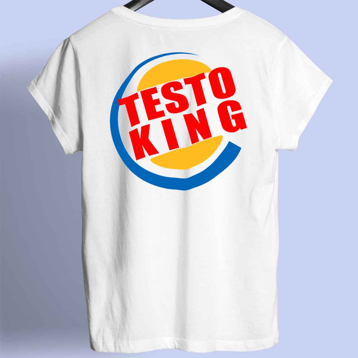 Testo King - prémiová košile Unisex Backprint