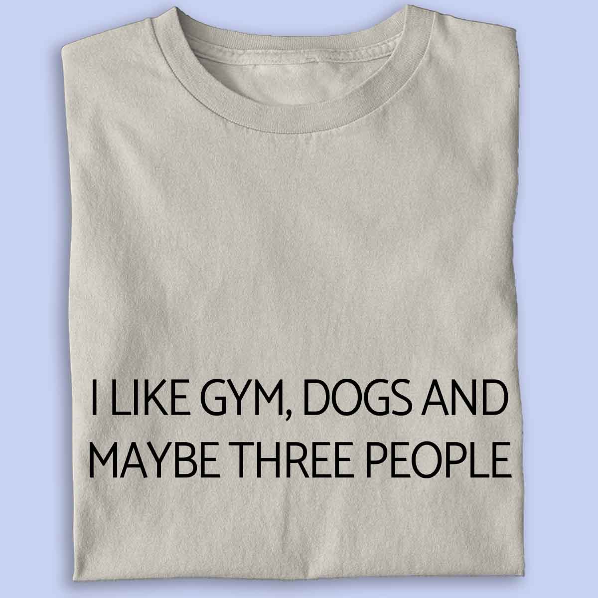 Gym en honden - Premium shirt unisex