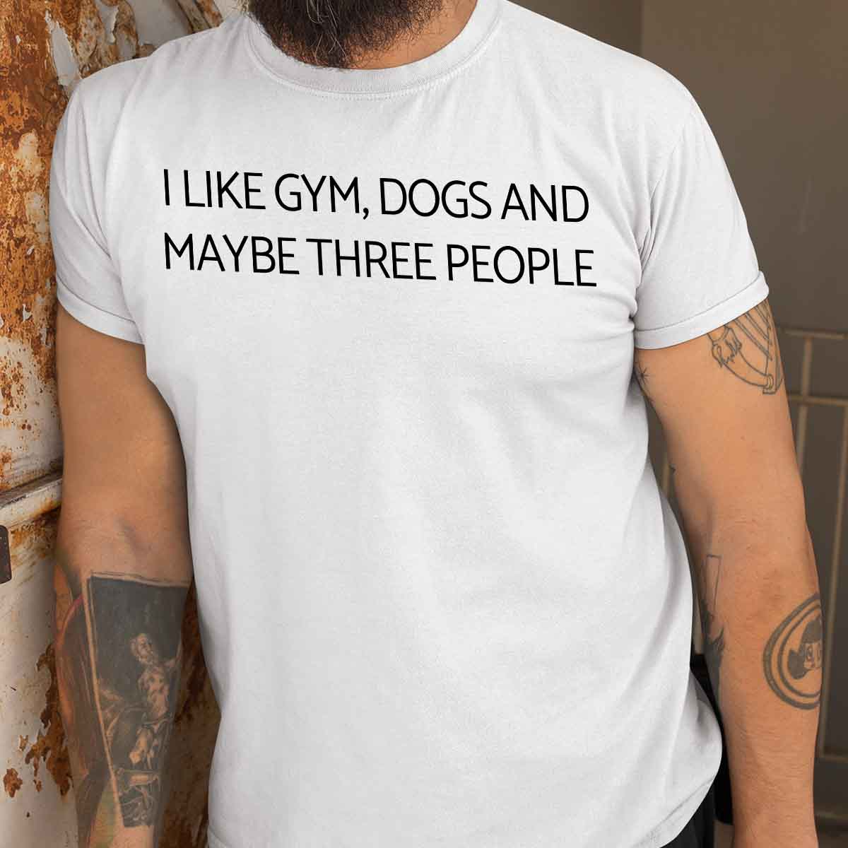 Gimnasio y Perros - Camiseta Premium Unisex