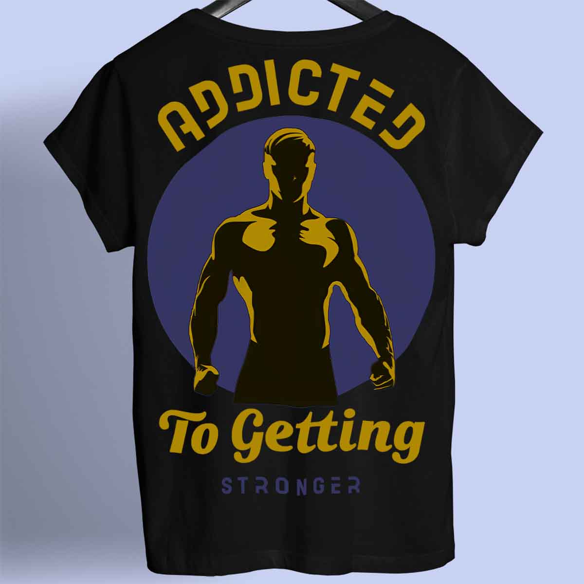 Addicted - Premiumskjorta Unisex Baktryck