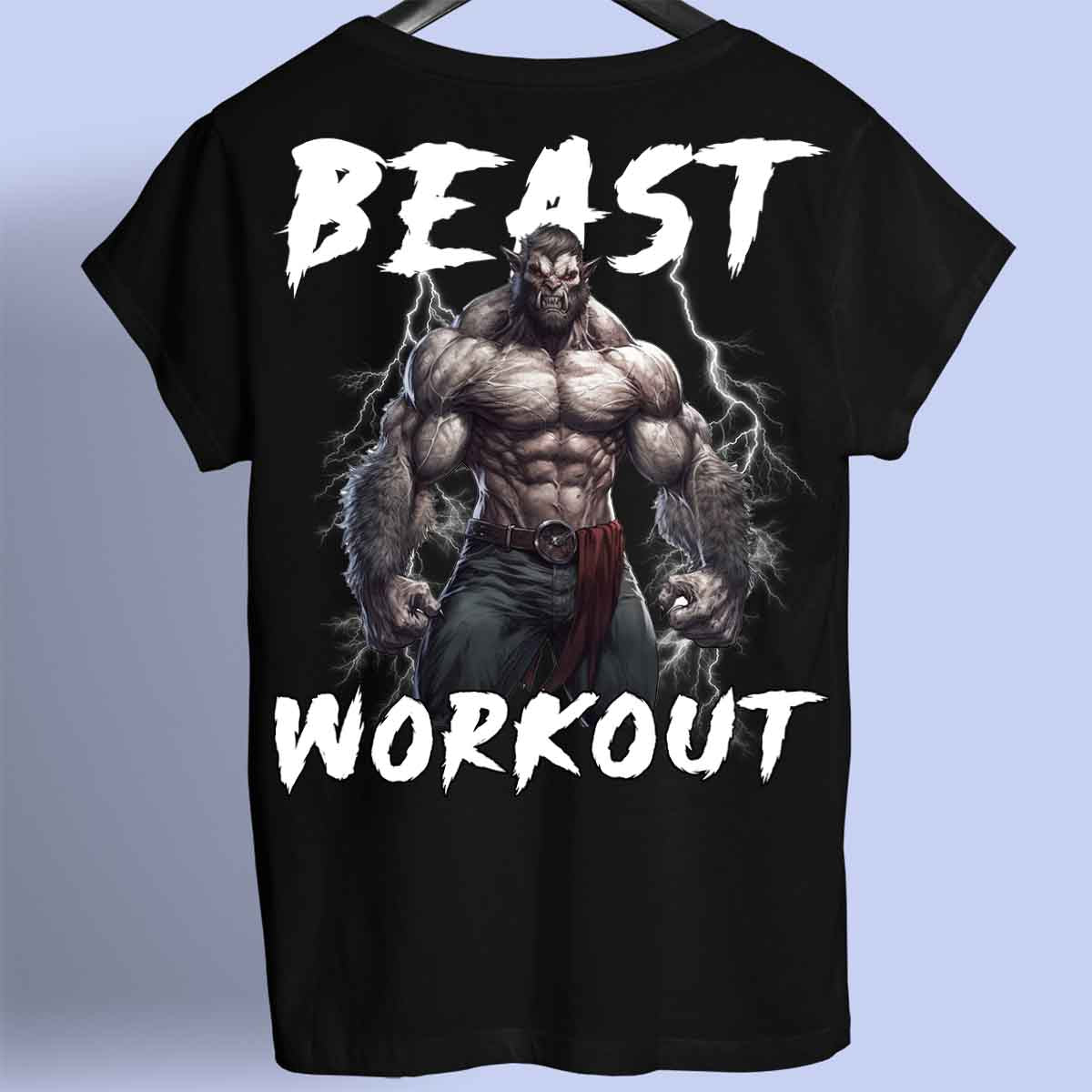 Beast - Premiumskjorta Unisex Baktryck