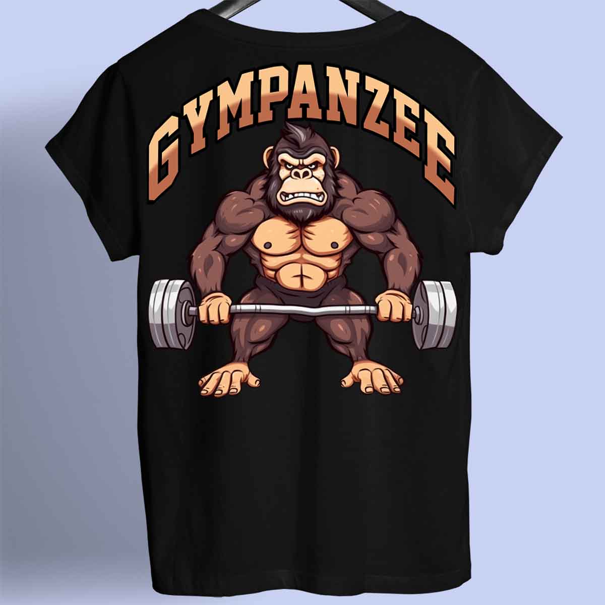 Gympanzee - Maglietta Premium con stampa unisex