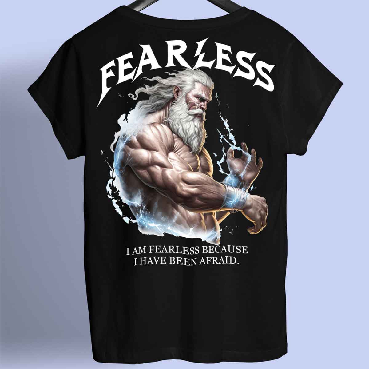 Fearless - Maglietta Premium con stampa unisex