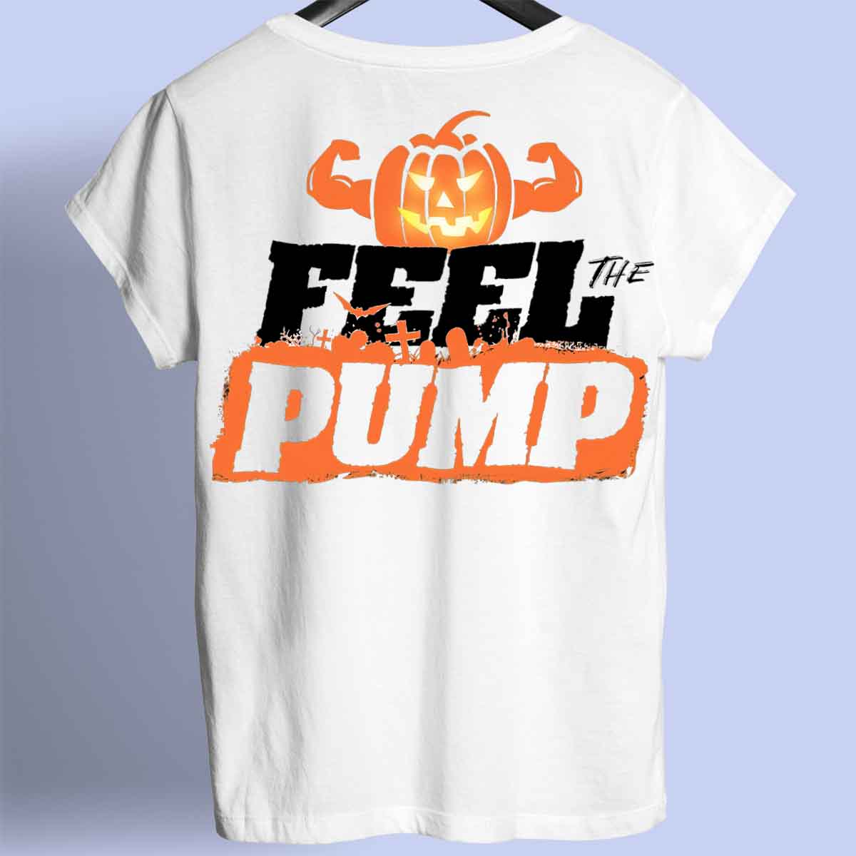 Feel the Pump - Premium T-shirt Unisex Baktryck