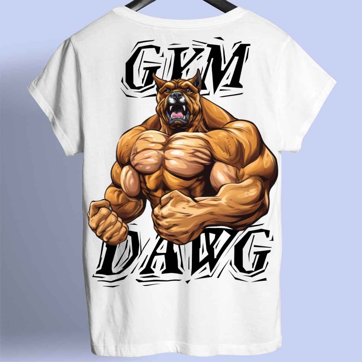 Gym Dawg - Maglietta Premium con stampa unisex