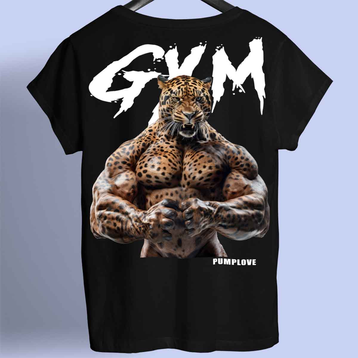 Gym Jaguar - Maglietta Premium con stampa sul retro unisex